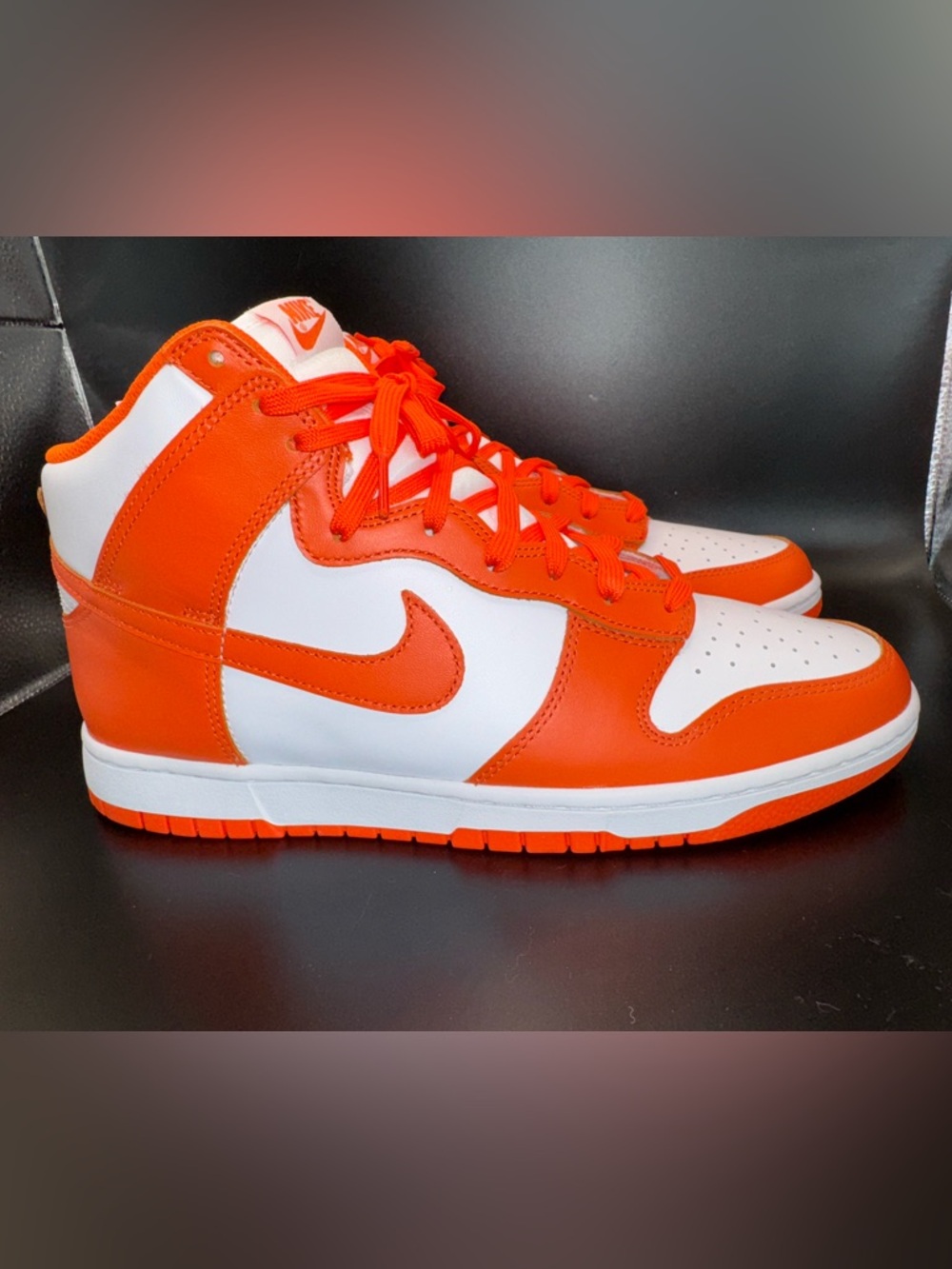 Nike Dunk Low Syracuse Orange Blaze DD1399-101 Men’s 10.5🔥 worn twice - Picture 3 of 16
